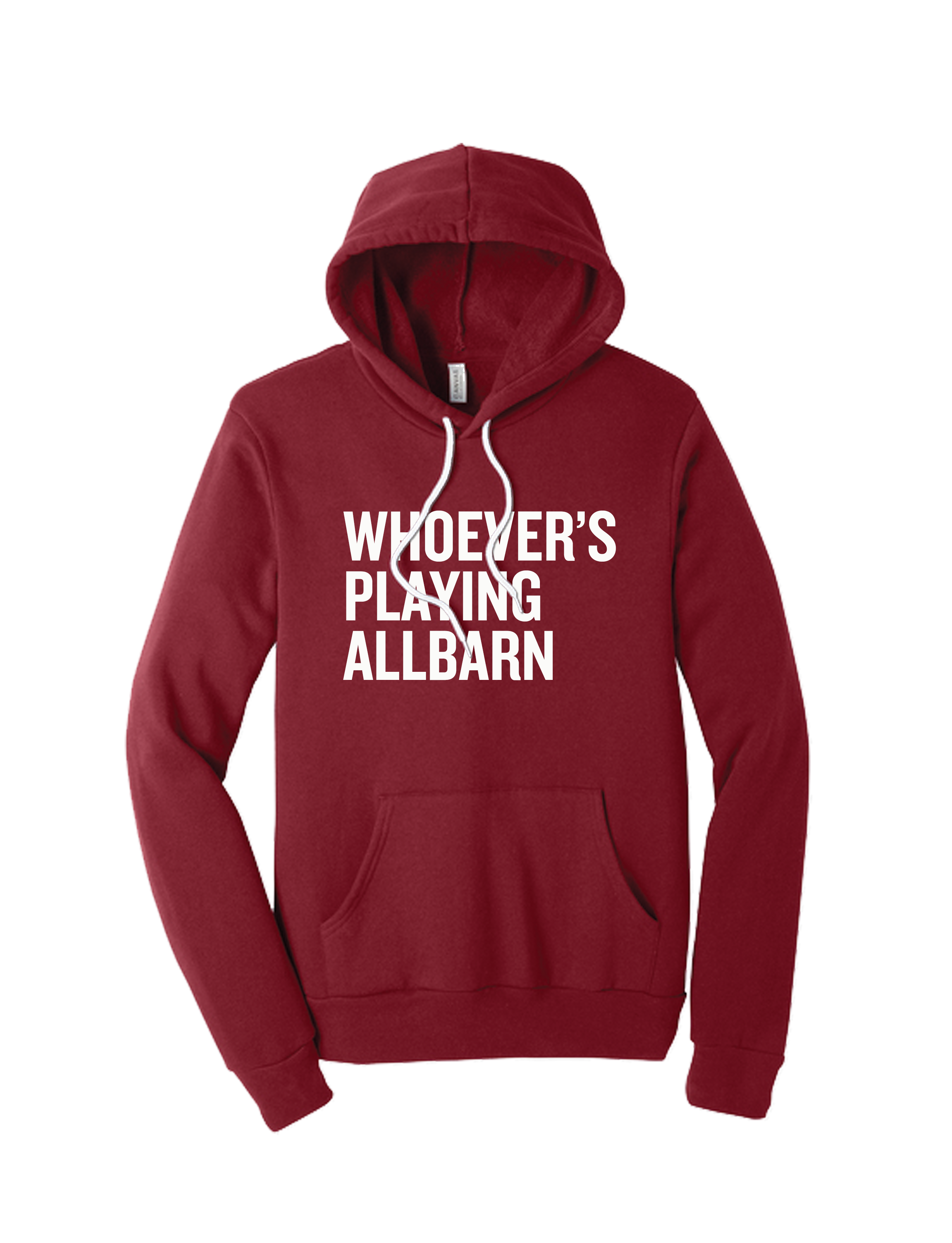 Whoever's Playing Allbarn Fleece Pullover Hoodie