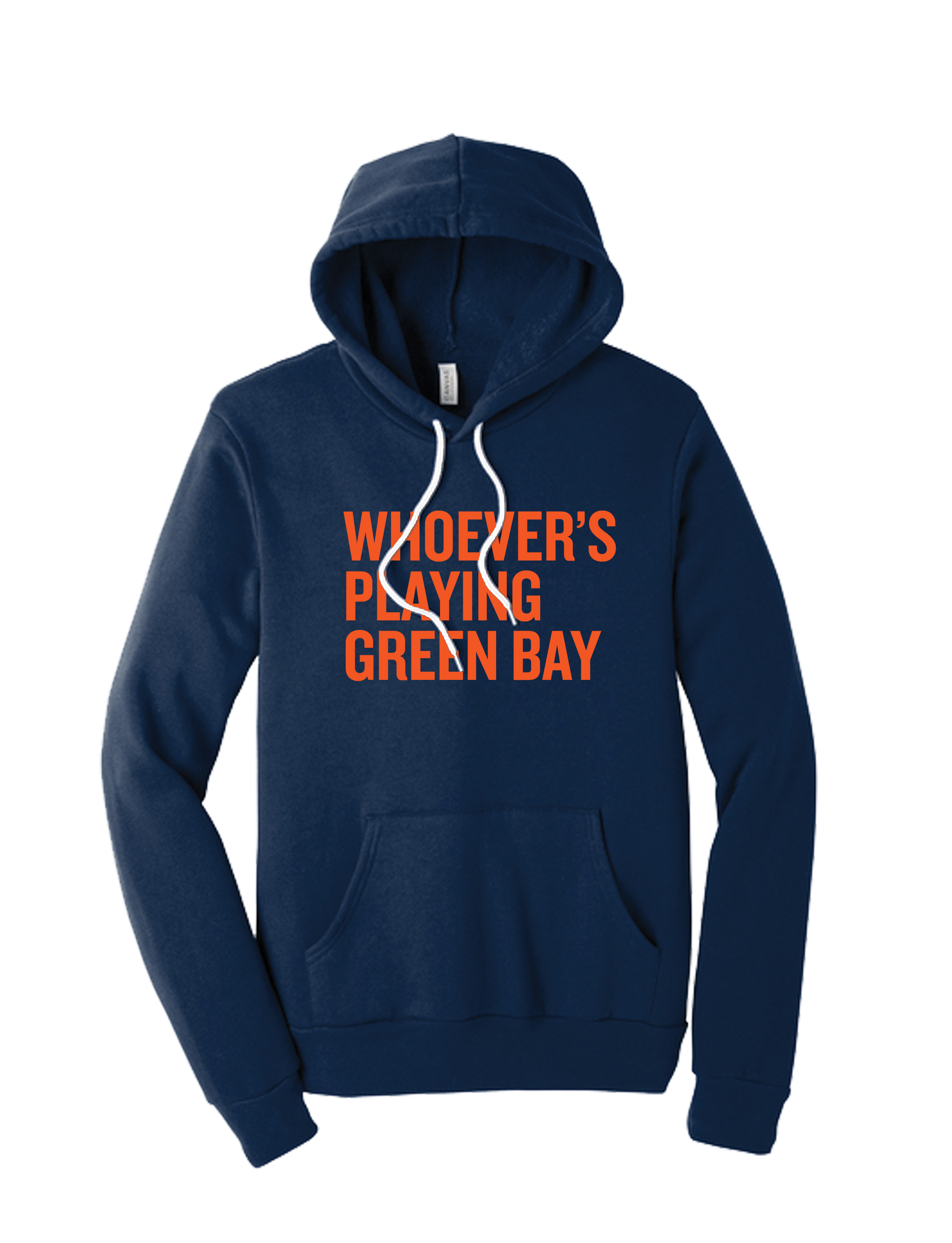 Whoever's Playing Green Bay Fleece Pullover Hoodie