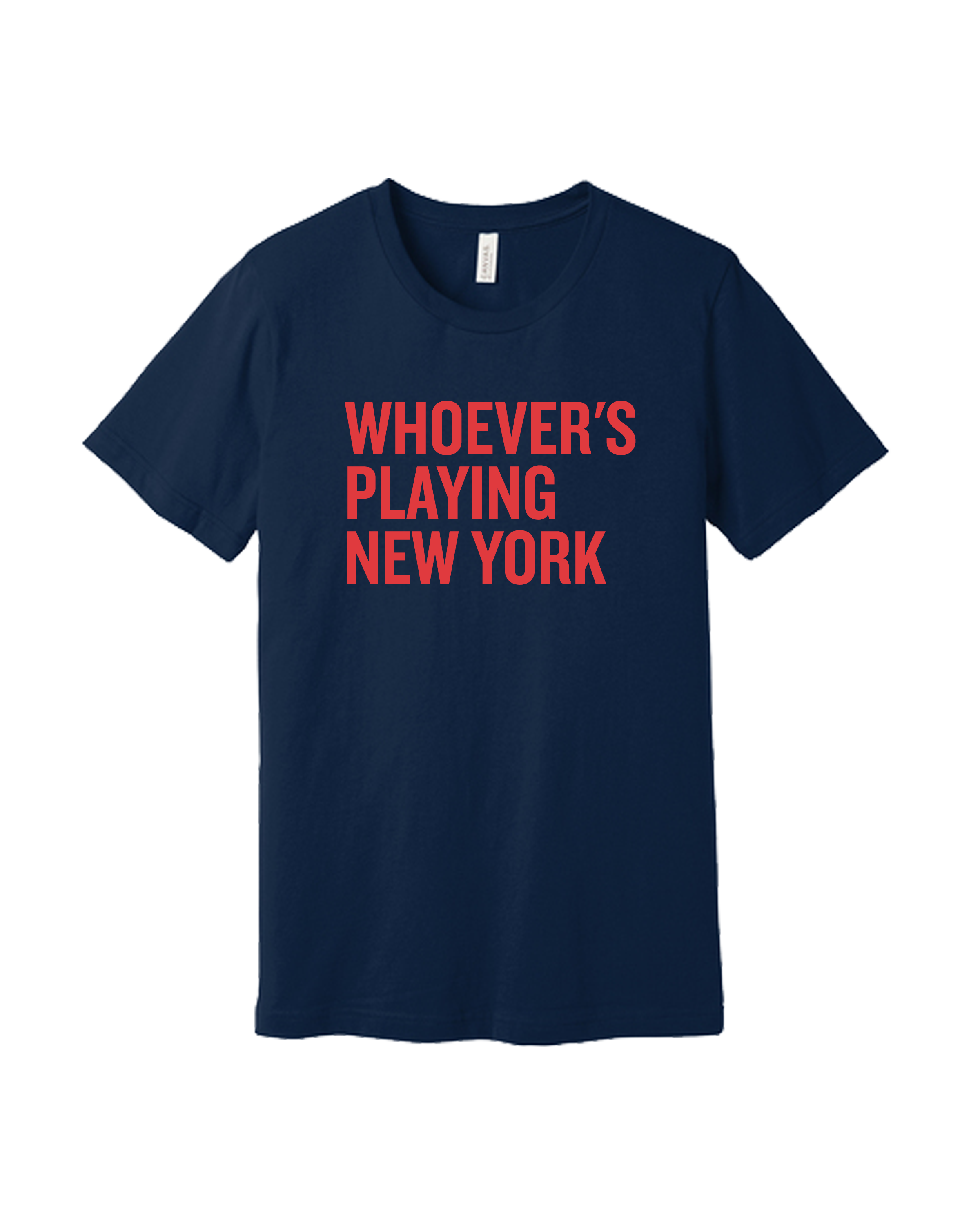 Whoever's Playing NY Short Sleeve Tee