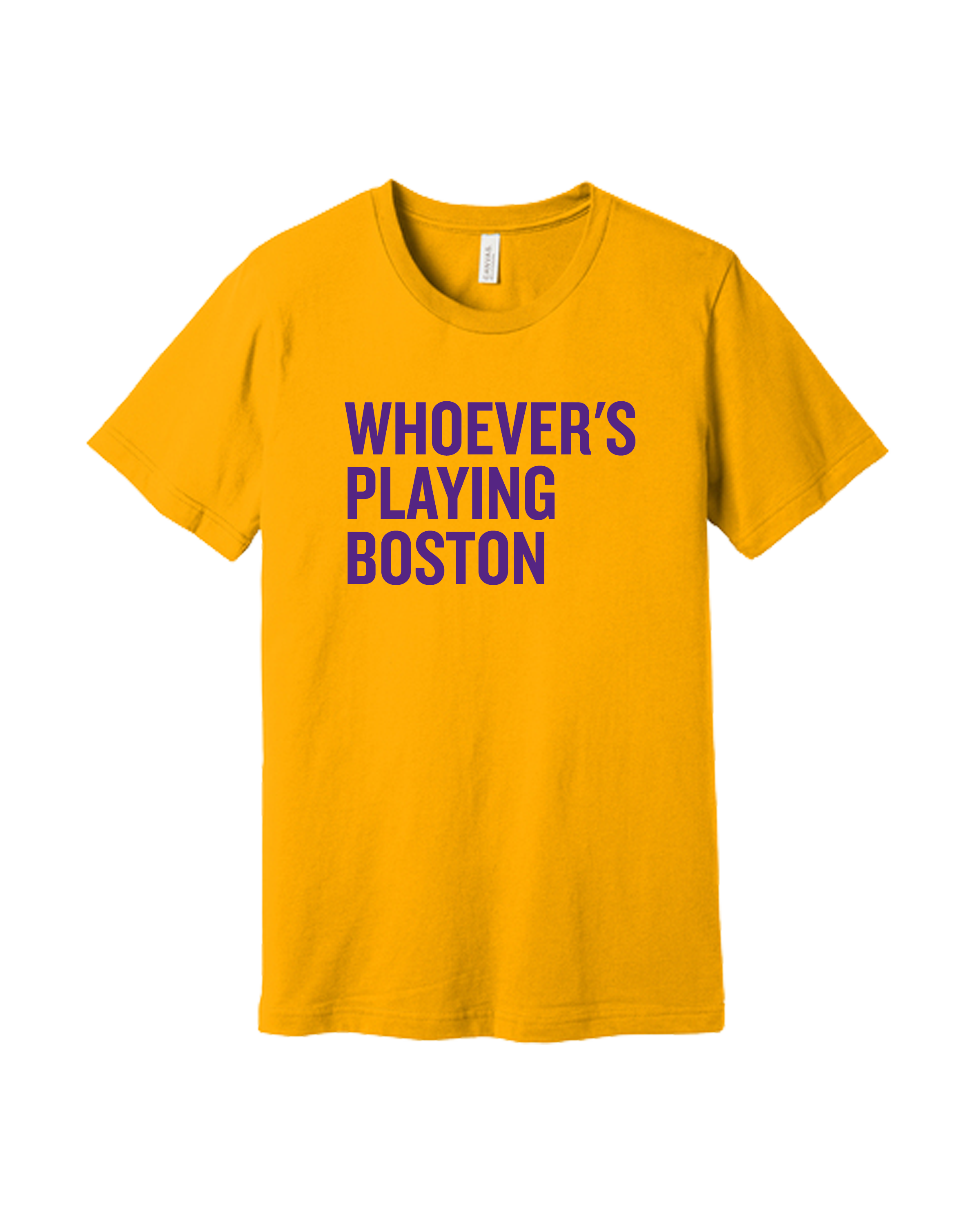 Whoever's Playing Boston Short Sleeve Tee