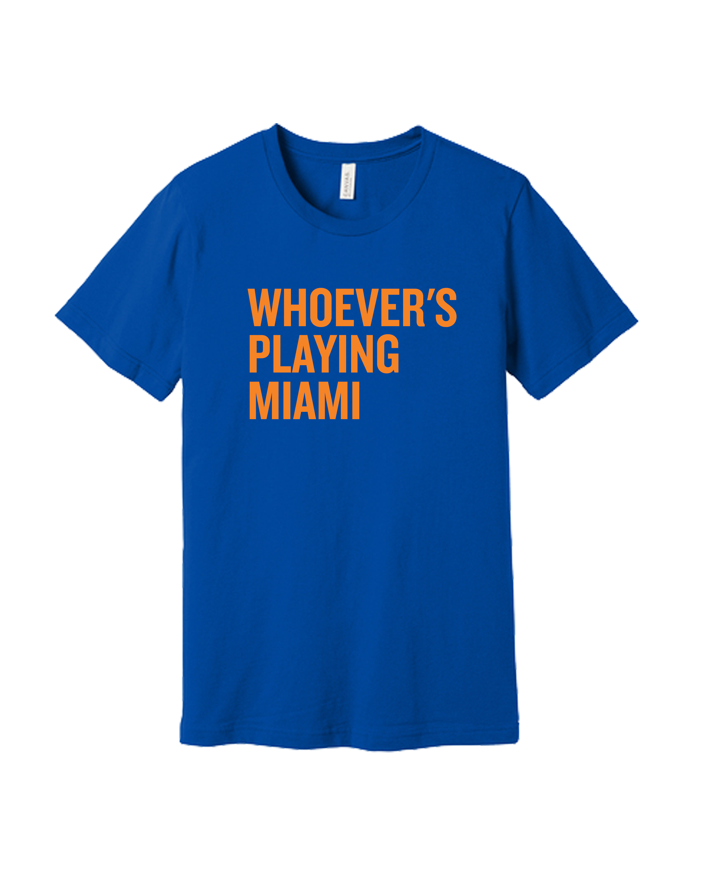 Whoever's Playing Miami Short Sleeve Tee