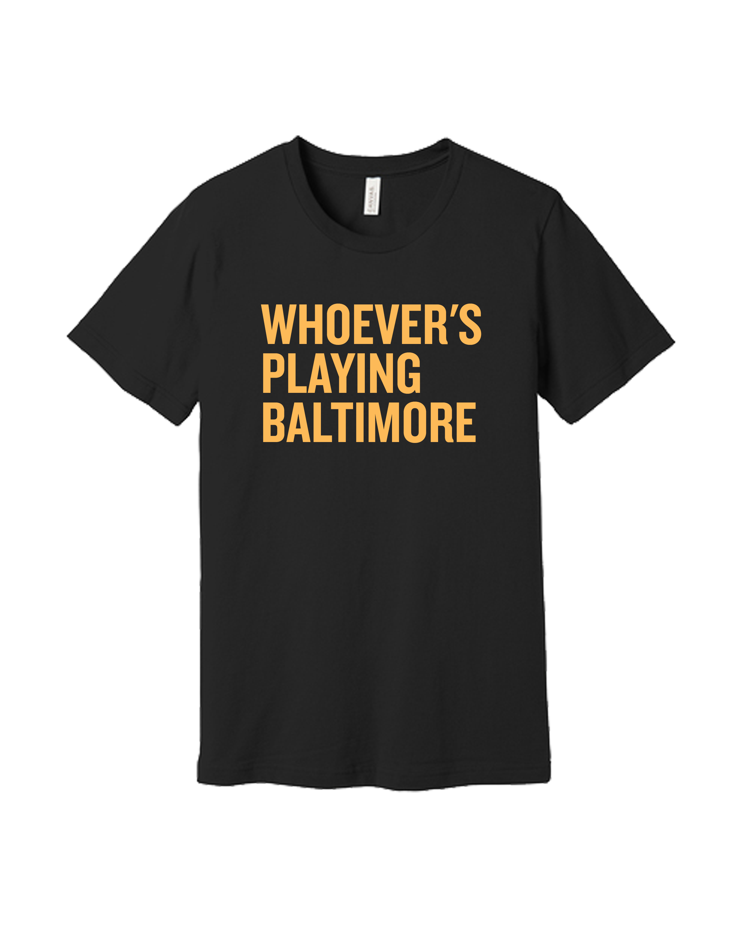 Whoever's Playing Baltimore Short Sleeve Tee